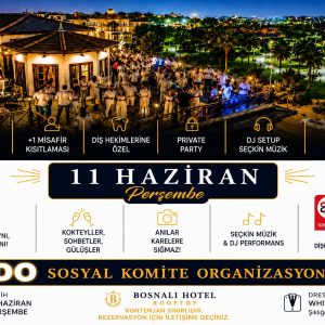 11 Haziran Perşembe 18:30 TDB Adana Yaza Merhaba Partisi