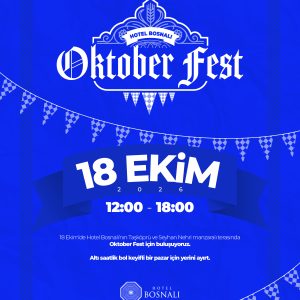 18 Ekim Pazar 12:00 - 18:00 OktoberFest